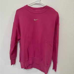 Hot Pink Nike Crewneck - Slightly Oversized